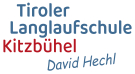 Tiroler Langlaufschule Kitzbühel Logo für David Hechls Langlaufschule in Tirol, Österreich.