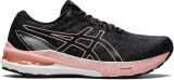 Asics GT-2000 11 Laufschuh in Schwarz und Pink, mit dem Markenlogo und der FlyteFoam-Technologie.