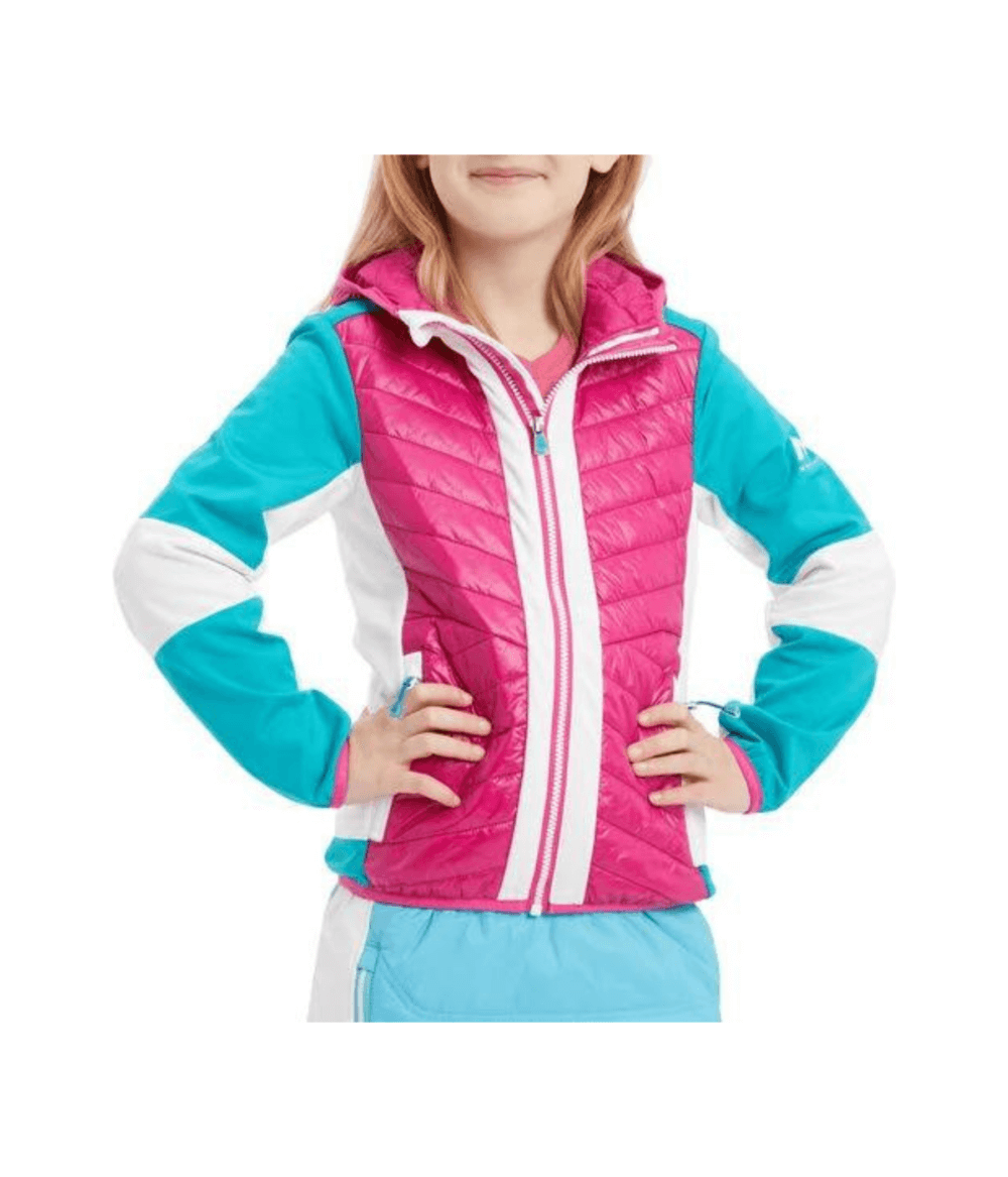McKINLEY Maggio Primaloftjacke Mädchen in Beige mit Kapuze und elastischen Bündchen