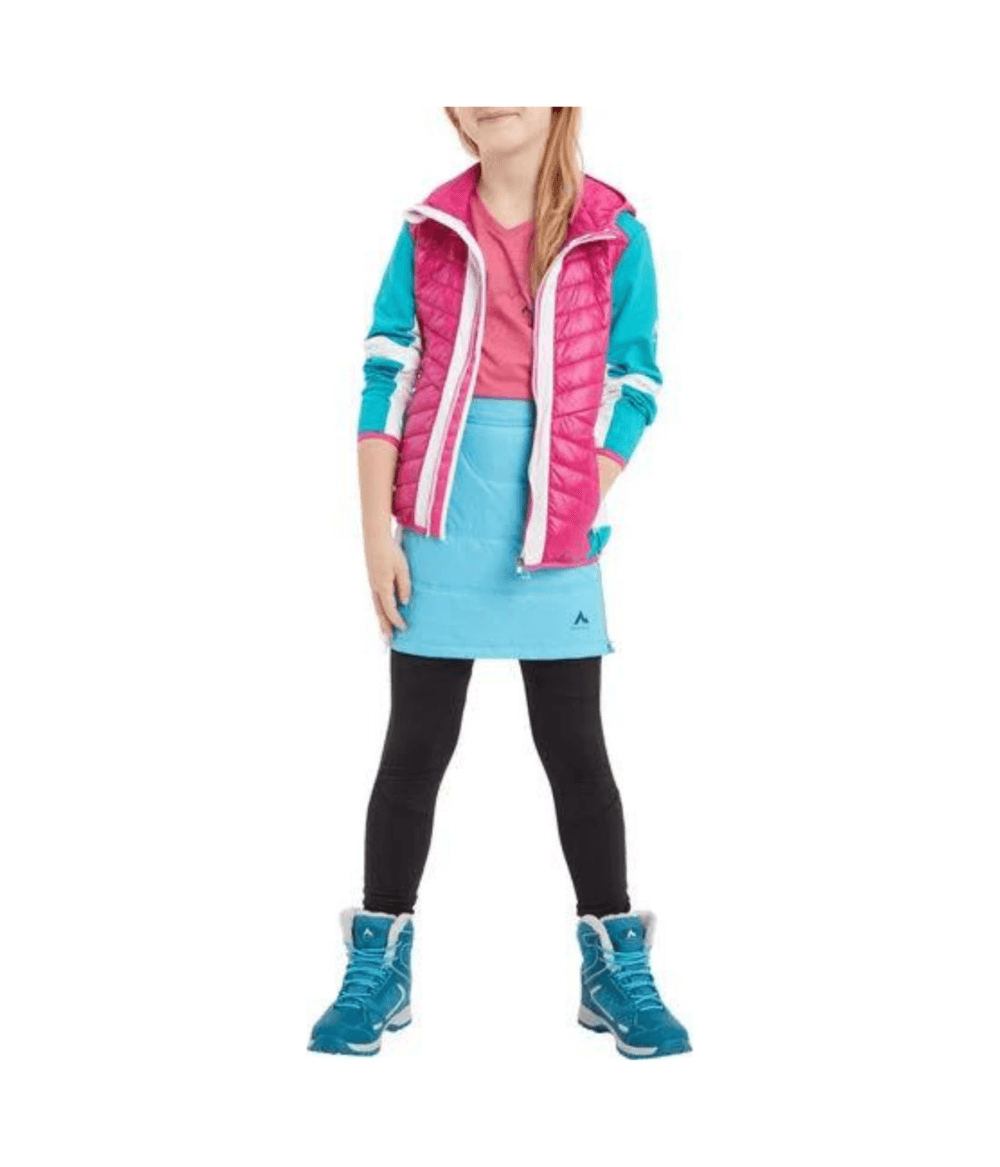 McKINLEY Maggio Primaloftjacke Mädchen in Beige mit Kapuze und elastischen Bündchen